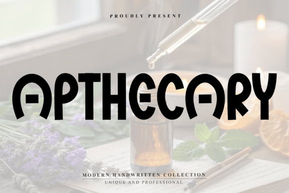 Apthecary: The Handwritten Display Font for Authentic Branding