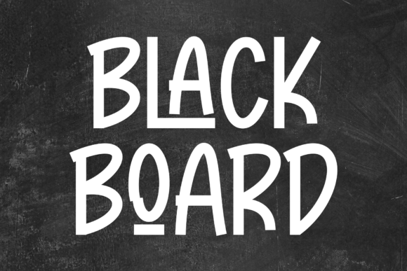 Black Board: The Playful Display Font for Bold Marketing