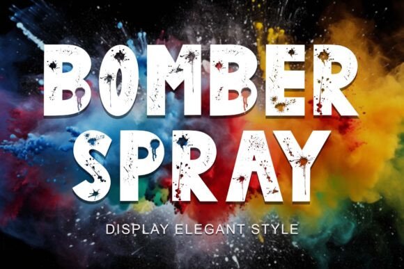 Bomber Spray Font Review: Urban Edge for Makers