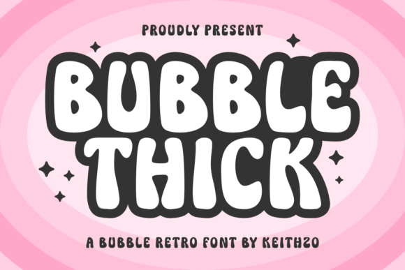 Bubble Thick: A Retro Display Font for Bold Branding