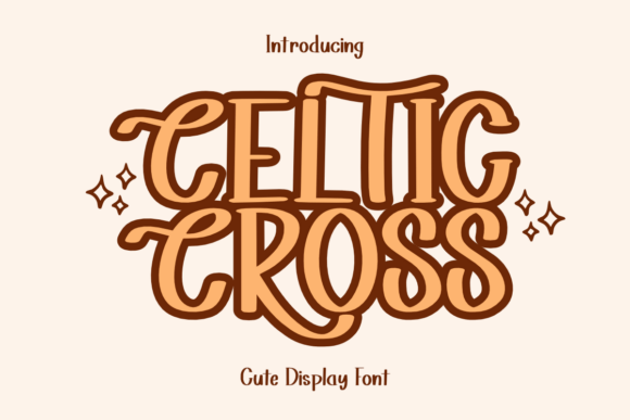 Celtic Cross: A Whimsical Display Font for Crafters