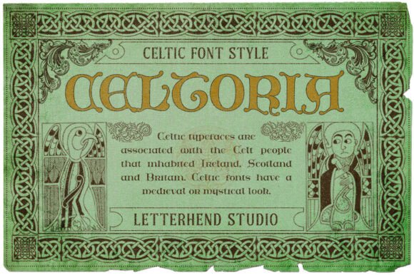 Celtoria: The Celtic Display Font for Bold Campaigns