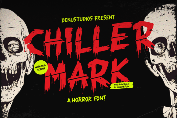 Chiller Mark Font Review for Spooky Maker Designs