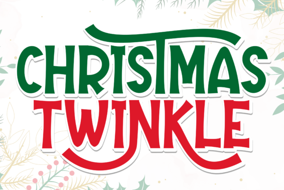 Christmas Twinkle: A Playful Display Font for Modern Brands