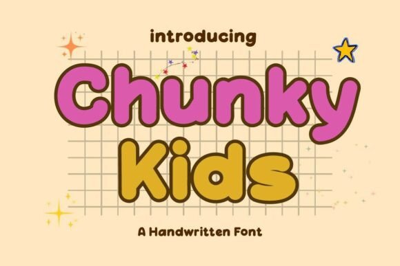 Chunky Kids Typeface: A Bold Font for Playful Brands