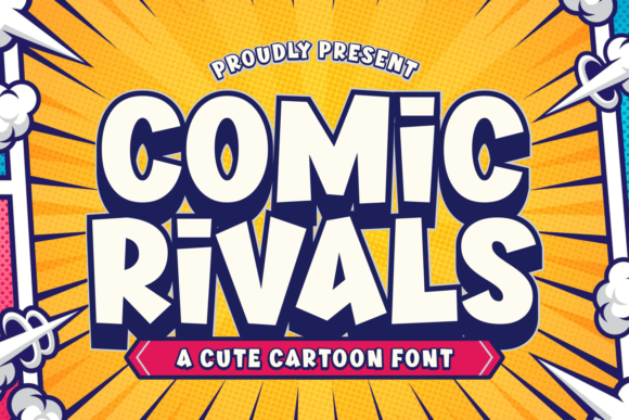 Comic Rivals: A Playful Display Font for Modern Web Design