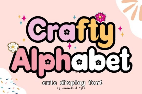 Crafty Alphabet: The Quirky Display Font for Makers
