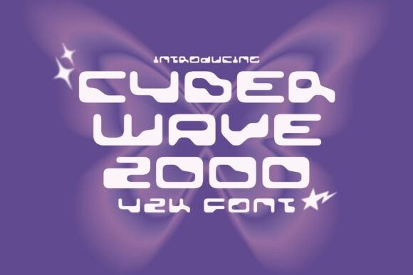 Cyberwave 2000: The Ultimate Y2K Display Typeface