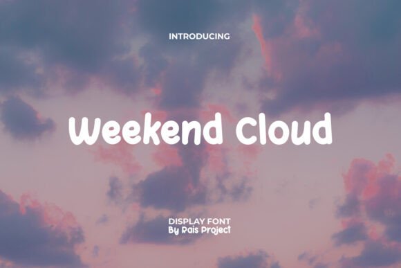 Designing Joyful Layouts with the Weekend Cloud Typeface