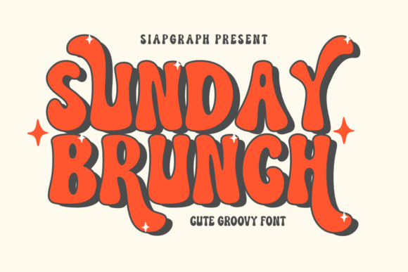 Designing Retro Brand Identity with Sunday Brunch Typeface