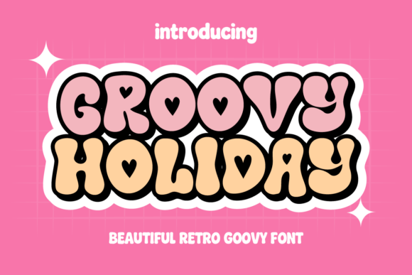 Designing Retro Products with the Groovy Holiday Font