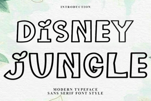 Disney Jungle Font Review: Soft Typography for Branding