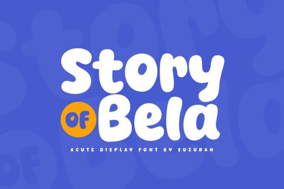 Elevate Editorial Design with Story of Bela Display Fonts