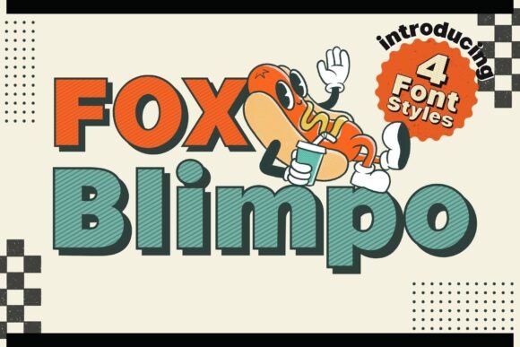 Fox Blimpo: A Chunky Display Font for Makers