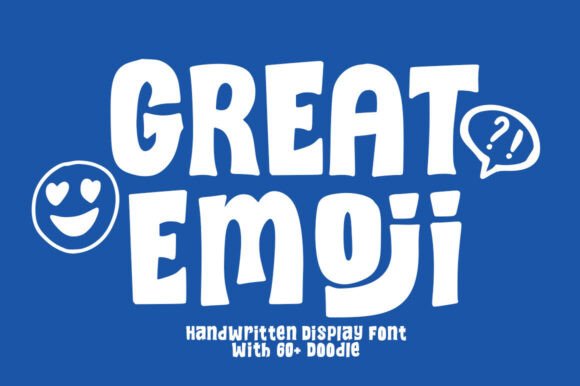 Great Emoji Regular: A Playful Display Font for Web Design