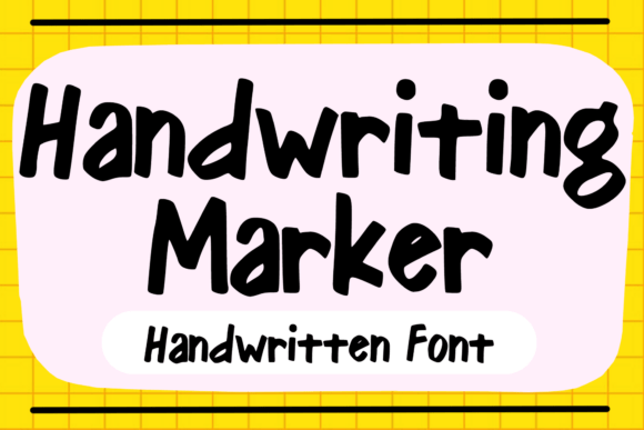 Handwriting Marker: A Fun Display Font for Web Headers