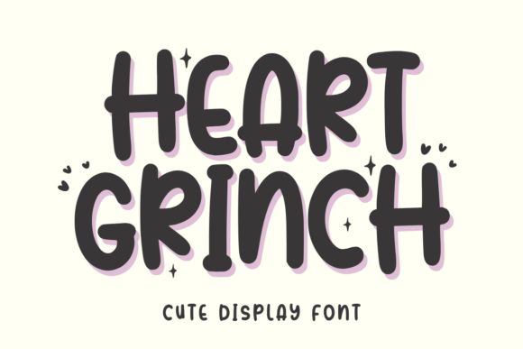 Heart Grinch Font Review: Playful Display for Makers