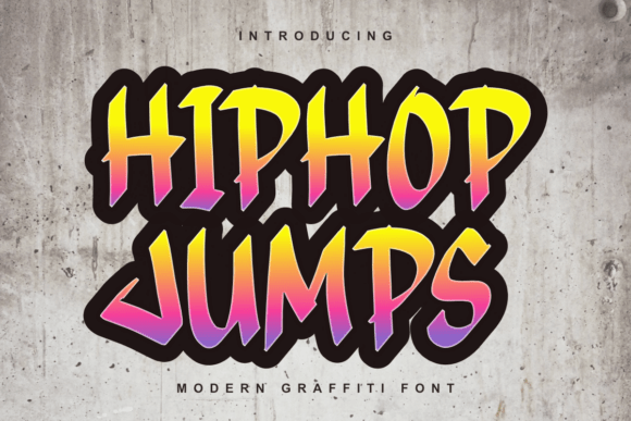 Hiphop Jumps: A Bold Display Font for Urban Web Design