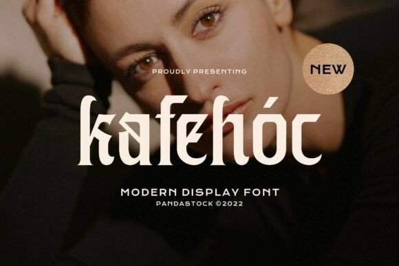Kafehoc: A Modern Blackletter Display Font for Editors