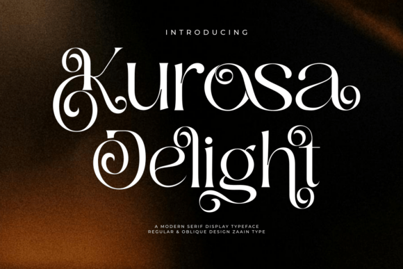 Kurosa Delight: The Elegant Serif Font for Modern Brands
