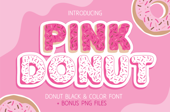 Pink Donut: A Friendly Display Font for Editorial Design