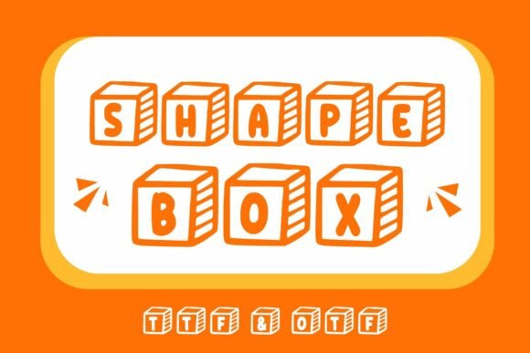 Shape Box: A Bold Display Font for Campaign Headlines