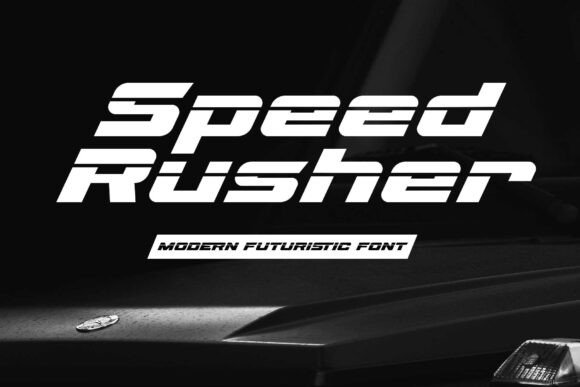 Speed Rusher: The Ultimate Display Font for Bold Campaigns