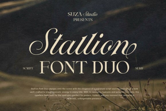 Stallion Duo: The Cinematic Display Typeface