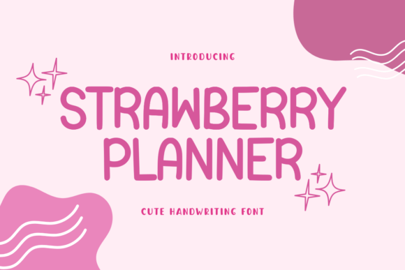 Strawberry Planner Font for Charming Web Design