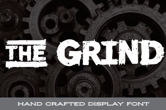 The Grind: A Bold Typeface for Authentic Branding
