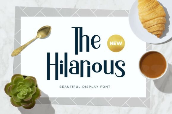 The Hilarious: A Tall Display Font for Modern Web Design