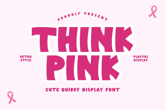 Think Pink: A Quirky Display Font for Bold Web Headers