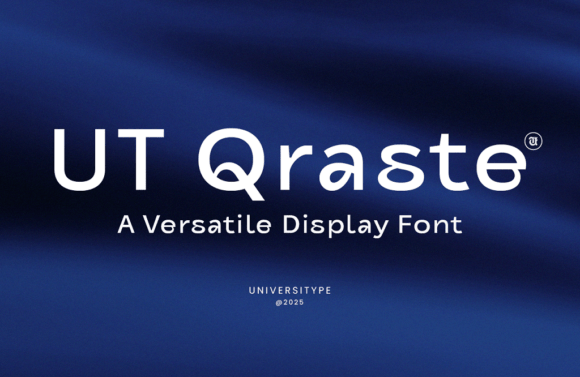Ut Qraste: A Sleek Display Font for Modern Web Headers