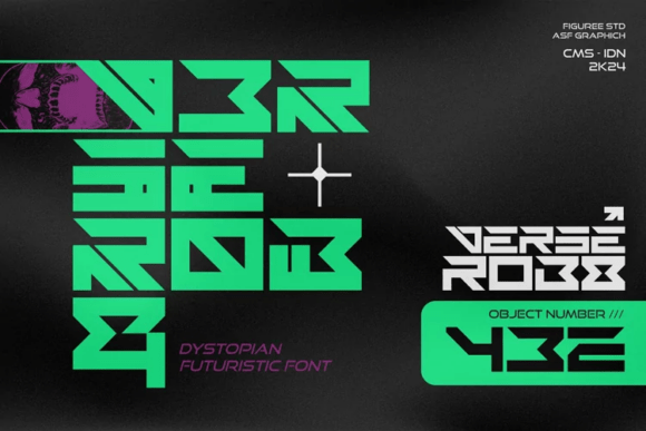 Verse Robo: A Dystopian Display Font for Modern Editorial Design