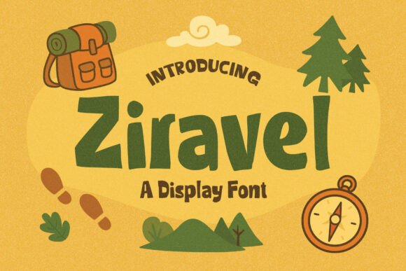 Ziravel: The Bold Display Font for Adventure Brands